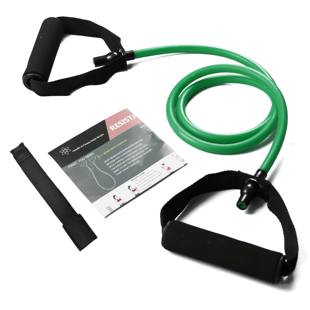 Resistance Bands with Handles for Strength Training, Therapy, and Home Workouts  