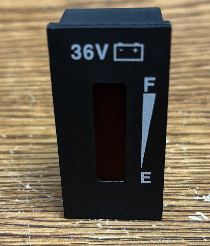 Vertical 36 Volt Digital State of Charge Meter Electric Golf Cart, Curtis Brand
