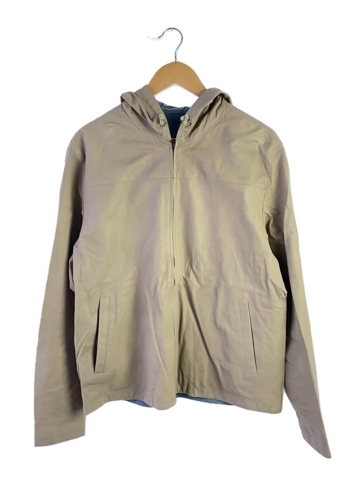 Loro Piana Reversible Leather Jacket/L/Leather/Beige/Plain/Fag1625// 3370