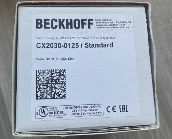 New In Box Beckhoff CX2030-0125 PLC Module CX2030-0125 CX2030-0125 Free shipping