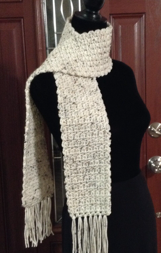 Handmade Crochet Winter Scarf for Women - Soft & Stylish