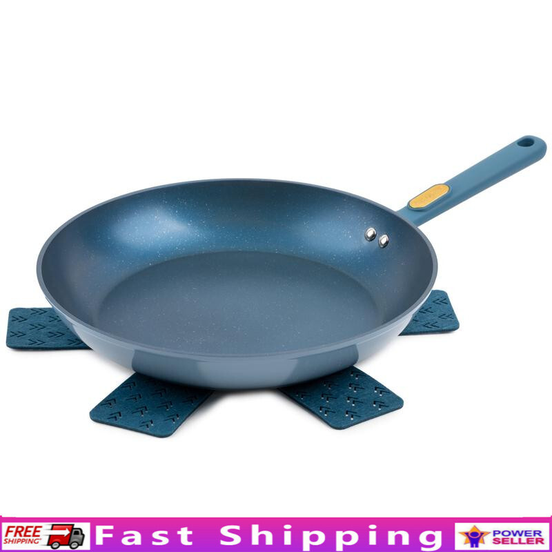 12.5 Inch Nonstick Induction Safe Fry Pan Durable Kitchen Cookware