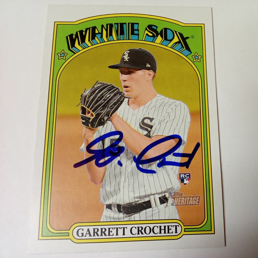 🚨2021 Topps Heritage Garrett Crochet AUTO #537🚨