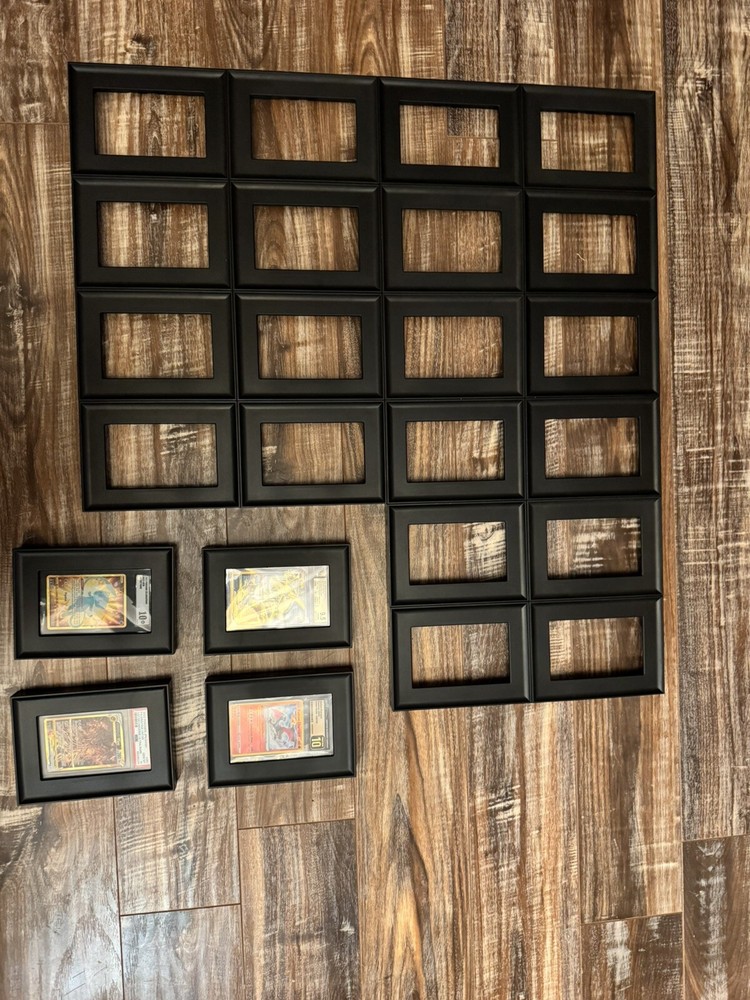 BCW Interlocking Black Frame  For Graded Cards Display Pack Of 24