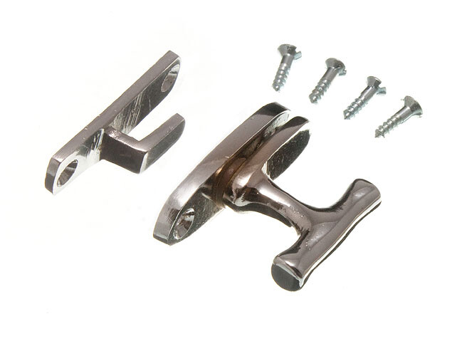 New Showcase Catch Latch CP Chrome Plated Brass + Screws - Onestopdiy - HD