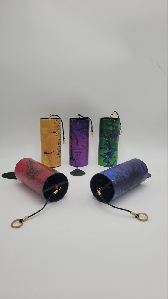 5-Piece Seasonal Cosmic Wind Chime Set  -image