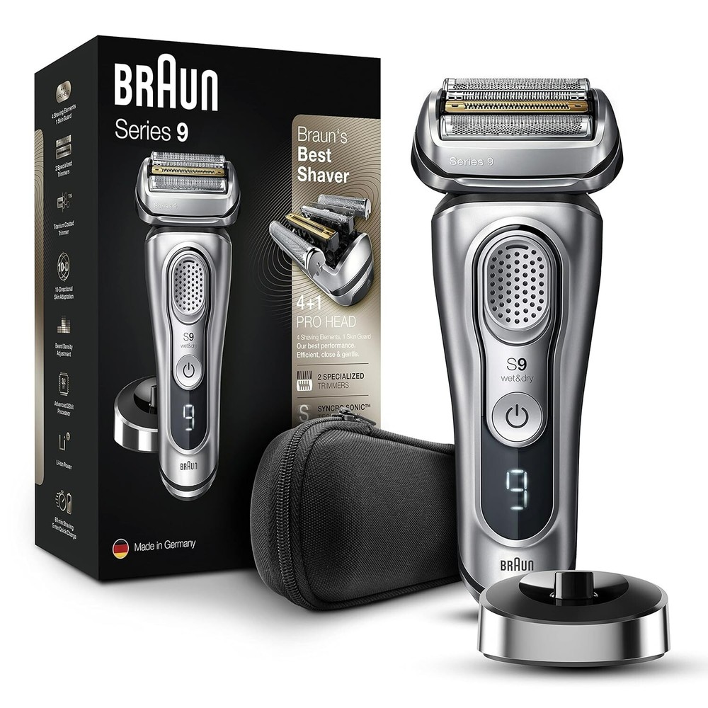 Braun Electric Razor for Men Series 9 Electric Shaver Trimmer Very Gd Used 9330s