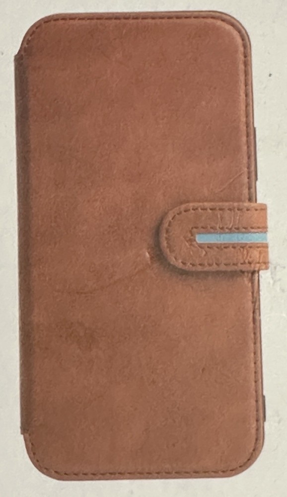 Bluebonnet Full Grain Leather Folio Case - Iphone 12 and 12 Pro