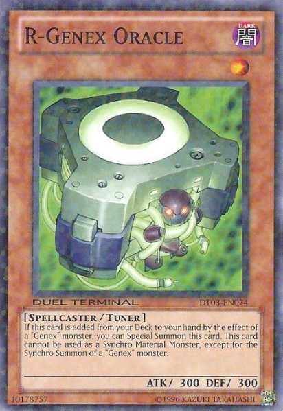 R-Genex Oracle DT03-EN074 Common Duel Terminal Heavily Played Card