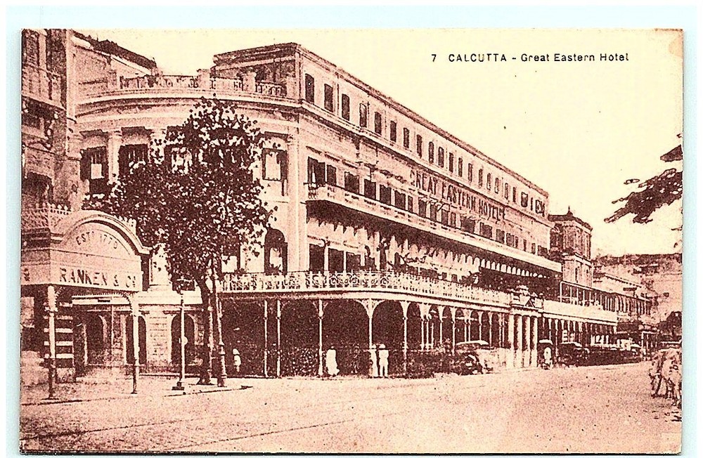 S01-9390, CALCUTA, GRAN HOTEL ORIENTAL, POSTAL VINTAGE