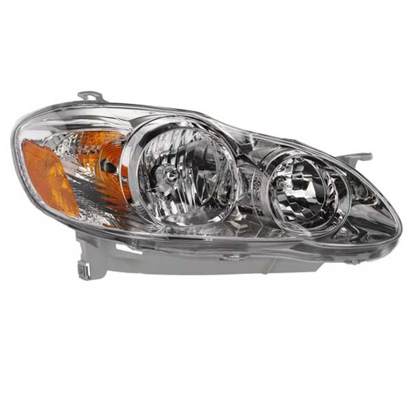 V For 05-08 Corolla CE LE Headlight Headlamp Head Light Lamp Right Passenger DOT