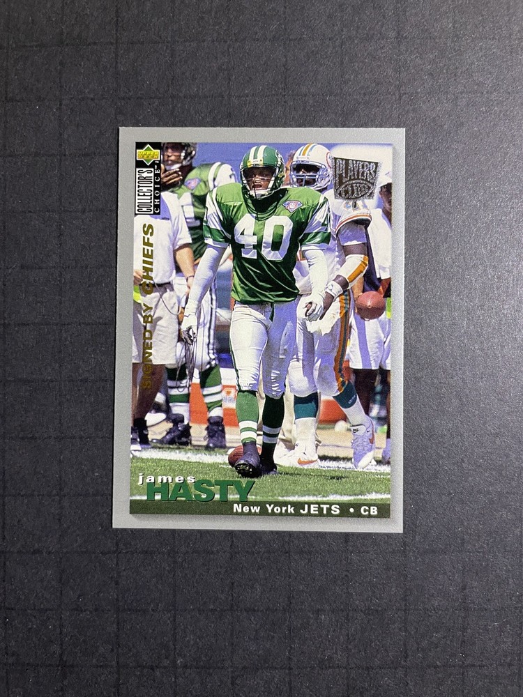 1995 UD Collectors Choice James Hasty Players Club Parallel #223 - New York Jets