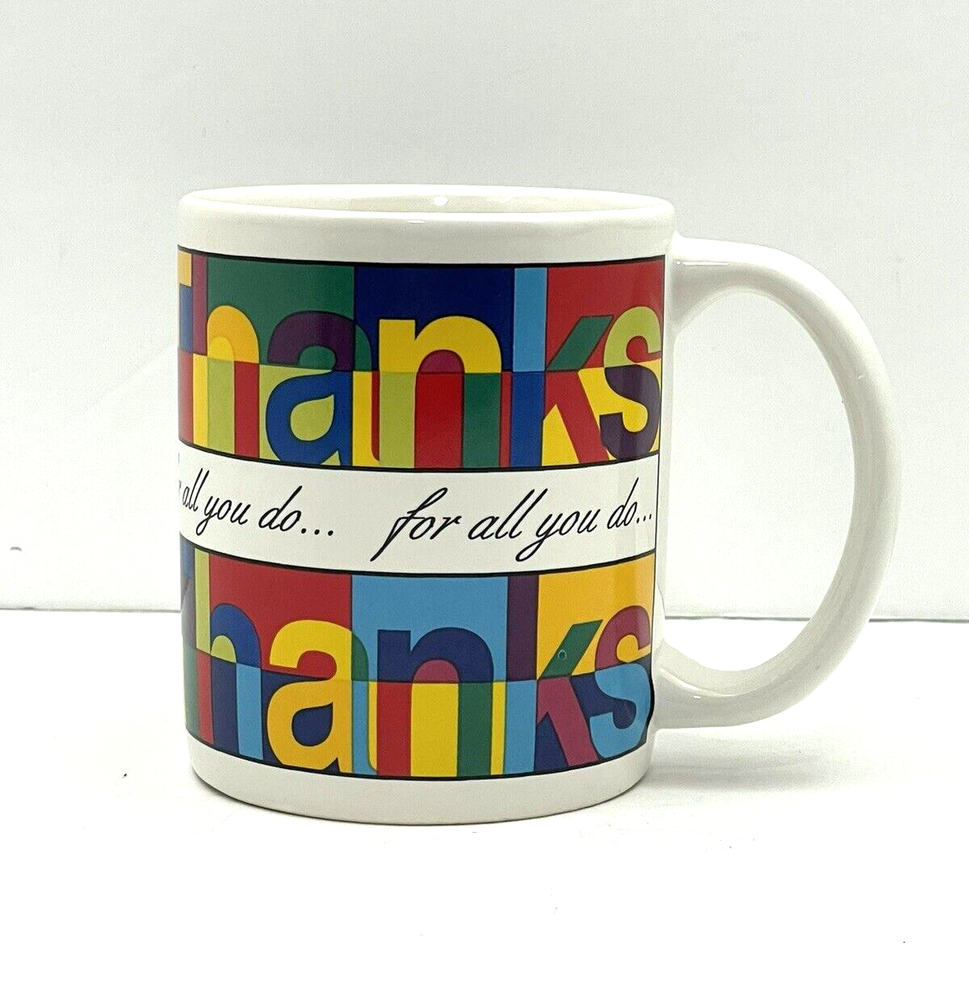 Mug Multicolor Cup Valentine -Thank you for all you do Tea Coffee