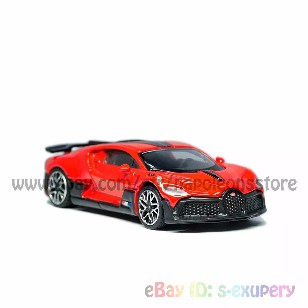 1:64 Bugatti Divo Model Car Alloy Diecast Vehicle Collection Collection Gift Red