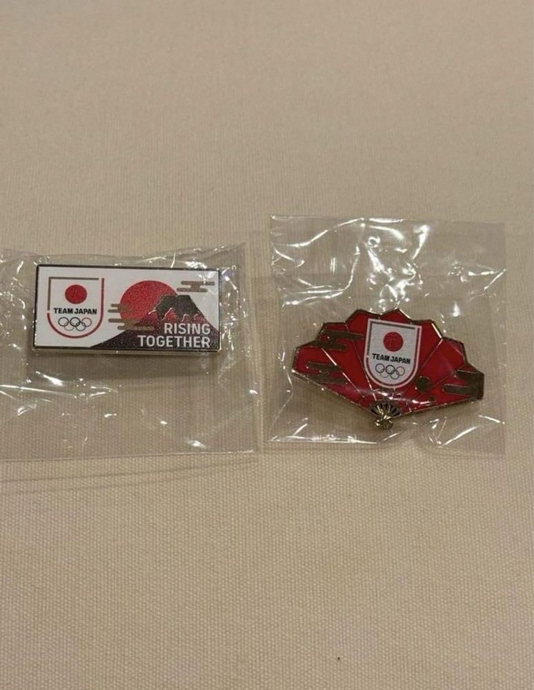Paris Olympics Team Japan Pin Badge Set Of 2