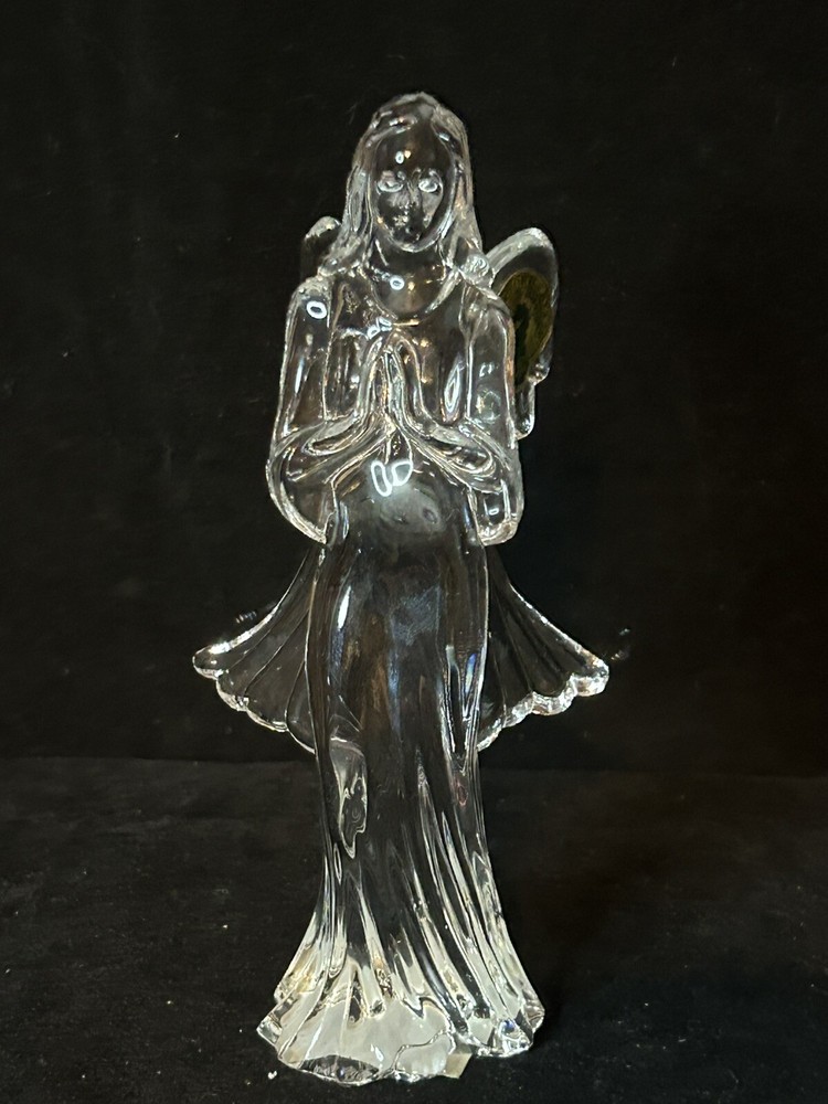 Waterford Angel of Grace Crystal Praying Figurine Celestial Collection 6.5
