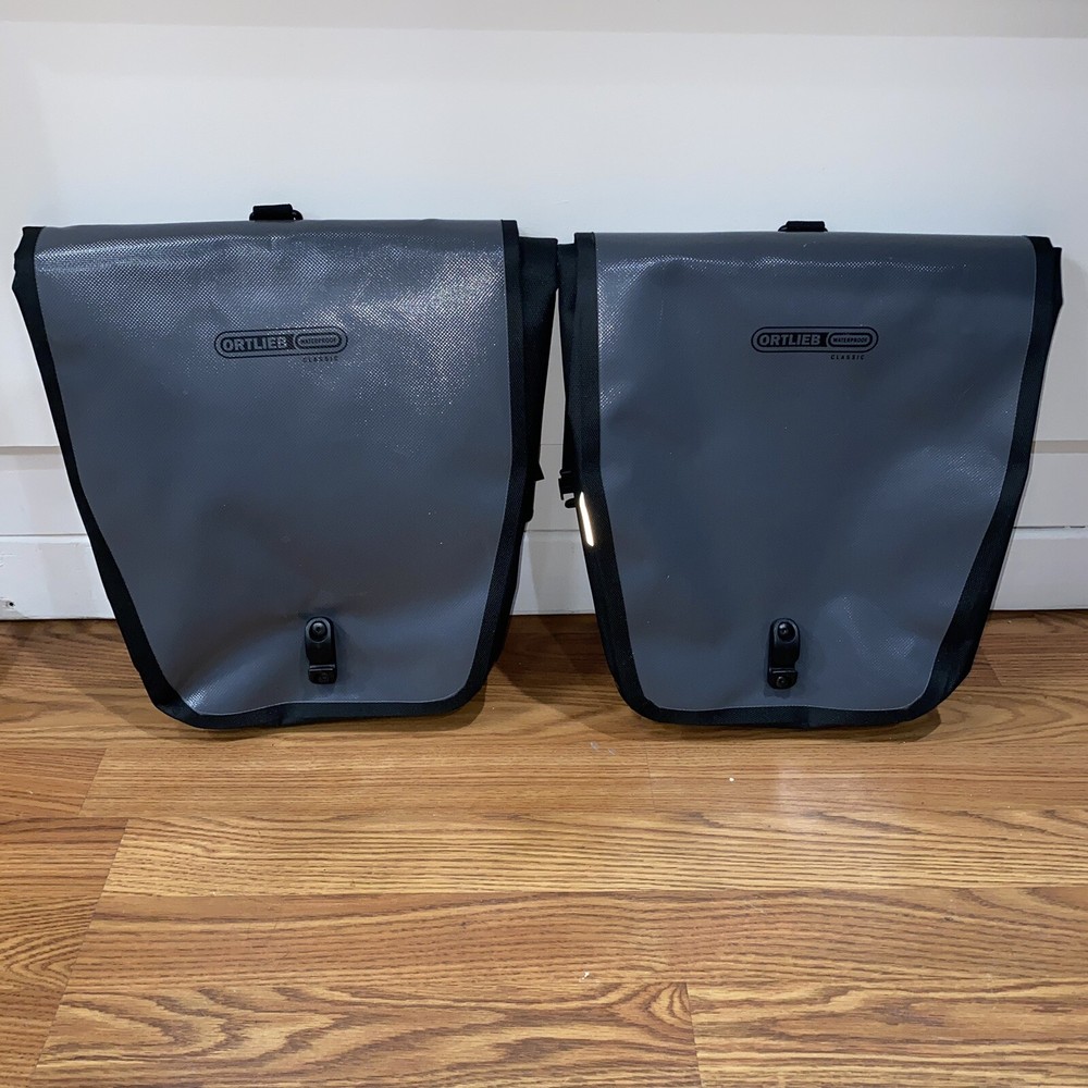 Ortlieb Back Roller Waterproof Classic Bicycle Pannier Set Black Pair