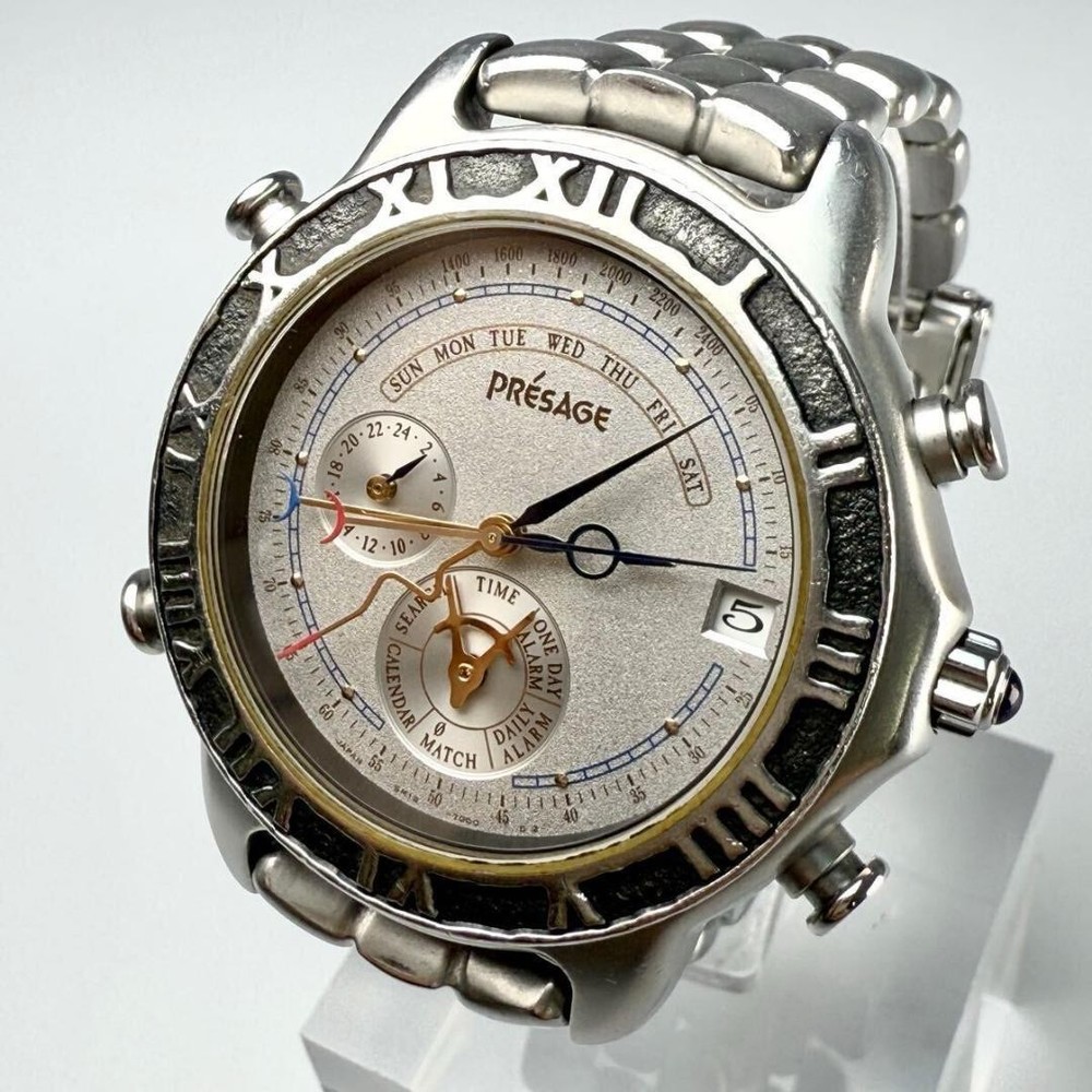 Seiko Presage Perpetual Calendar Watch Ref 6M13-7000 345285