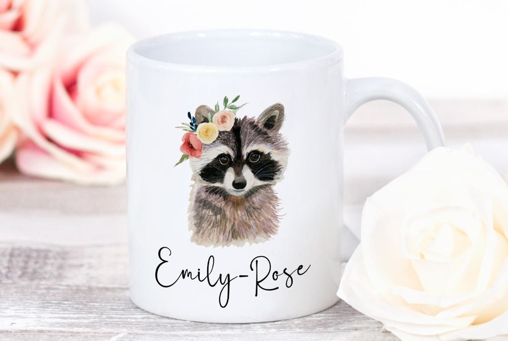 Racoon Mug Personalised Racoon Coffee Mug Racoon Coffee Cup Racoon Lover Gifts