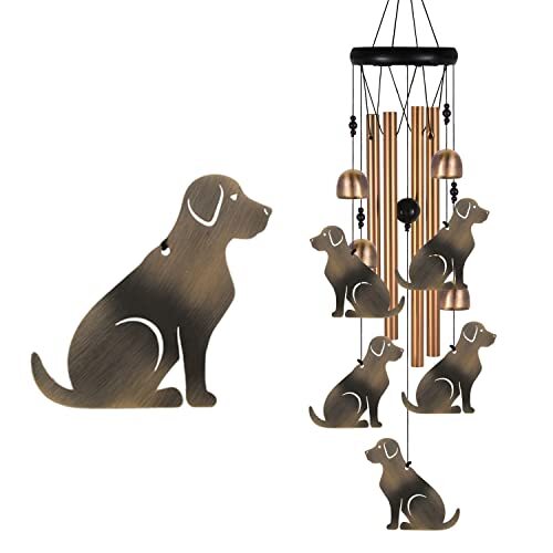 Bronze Wind Chime, Gifts for Mom, Home, Garden, Balconies, Room, Patio, Dog