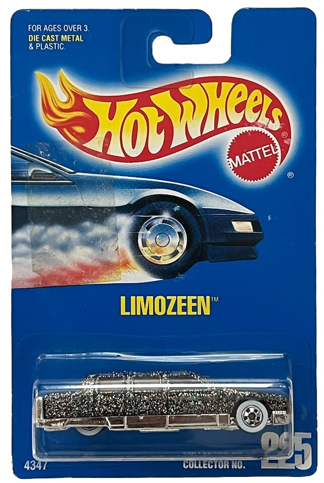 HOT WHEELS LIMOZEEN BLUE CARD #225 VINTAGE 1991