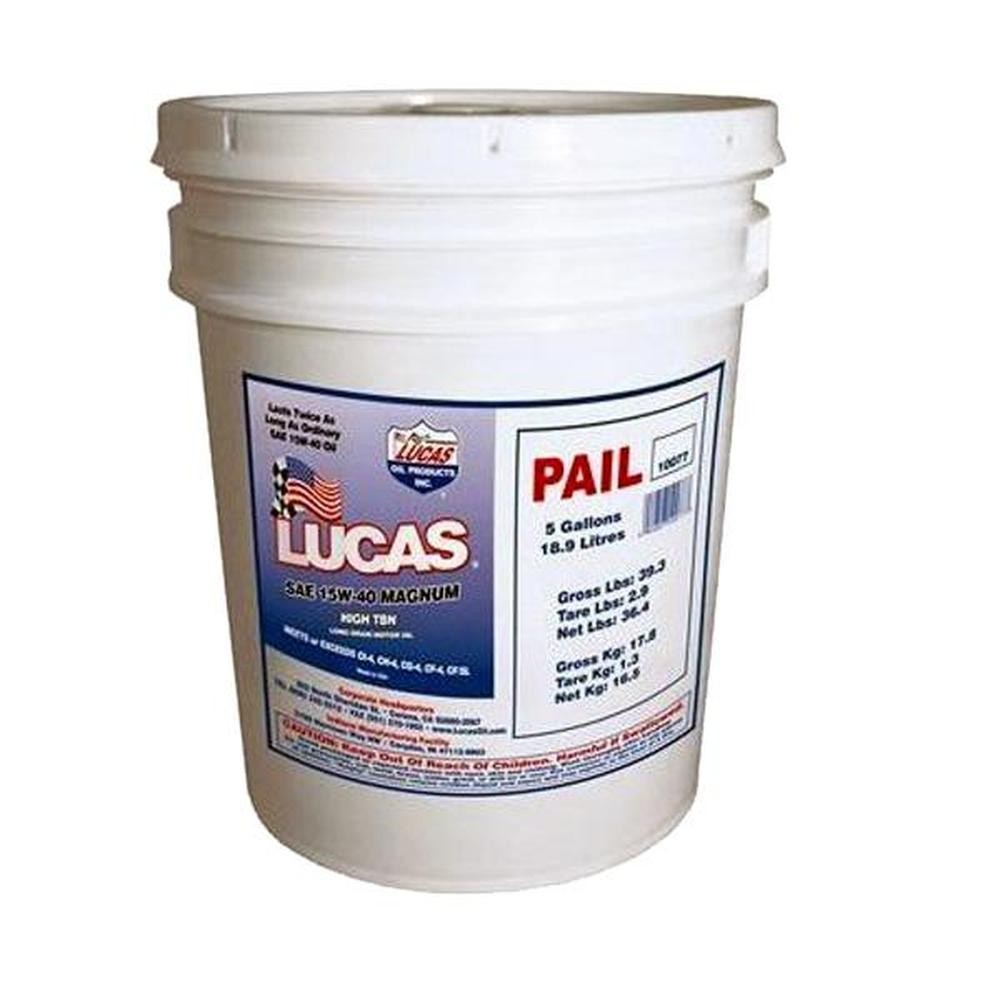 LUC10077 W-40 High TBN Motor Oil - 5 Gallon Pail Fits Bobcat