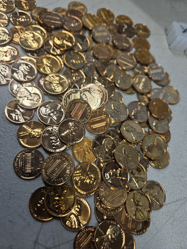 1960-1964 Proof Lincoln Memorial Cent Roll - 50 Mixed Year US Coins