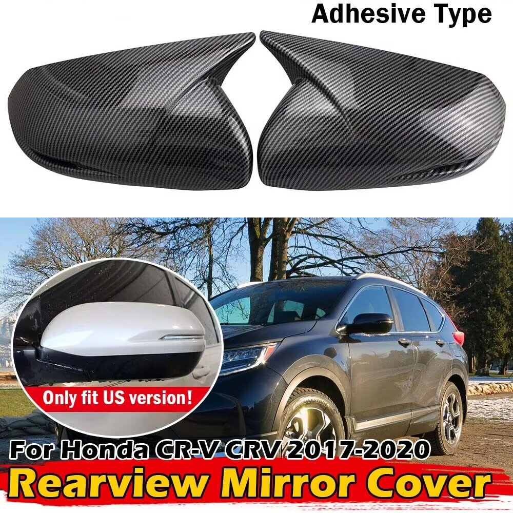 For US Version Honda CRV 2017-2020  Rearview Side Mirror Cover Wing Cap Trim