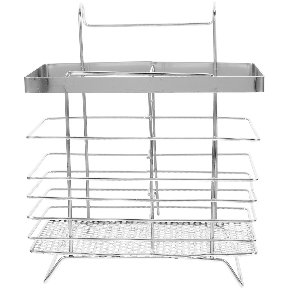Camping Hanging Chopstick Holder Rack with Cutlery Drainer for Drying Utensils