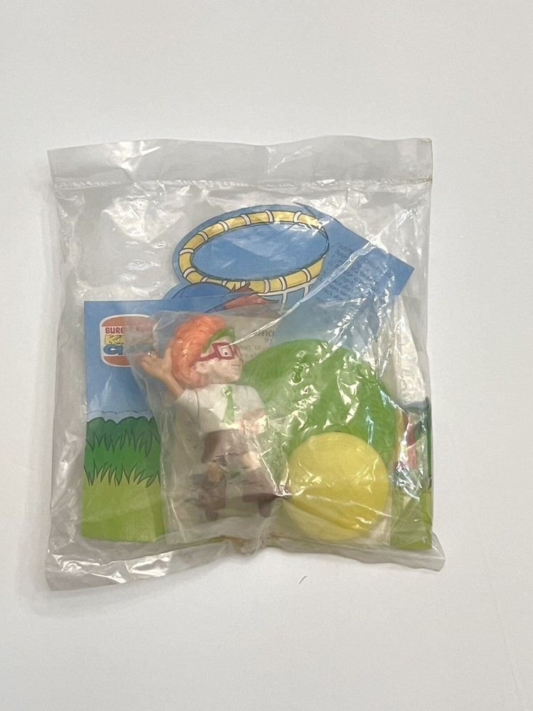 Burger King Kid's Meal Toy 1994 All Star Sports Kids I.Q. Kid Throwing Frisbee