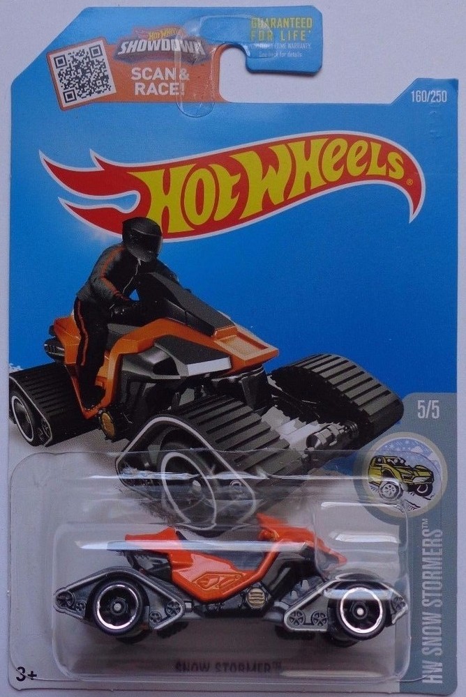 2016 Hot Wheels SNOW STORMERS 5/5 Snow Stormer 160/250 (Orange Version)