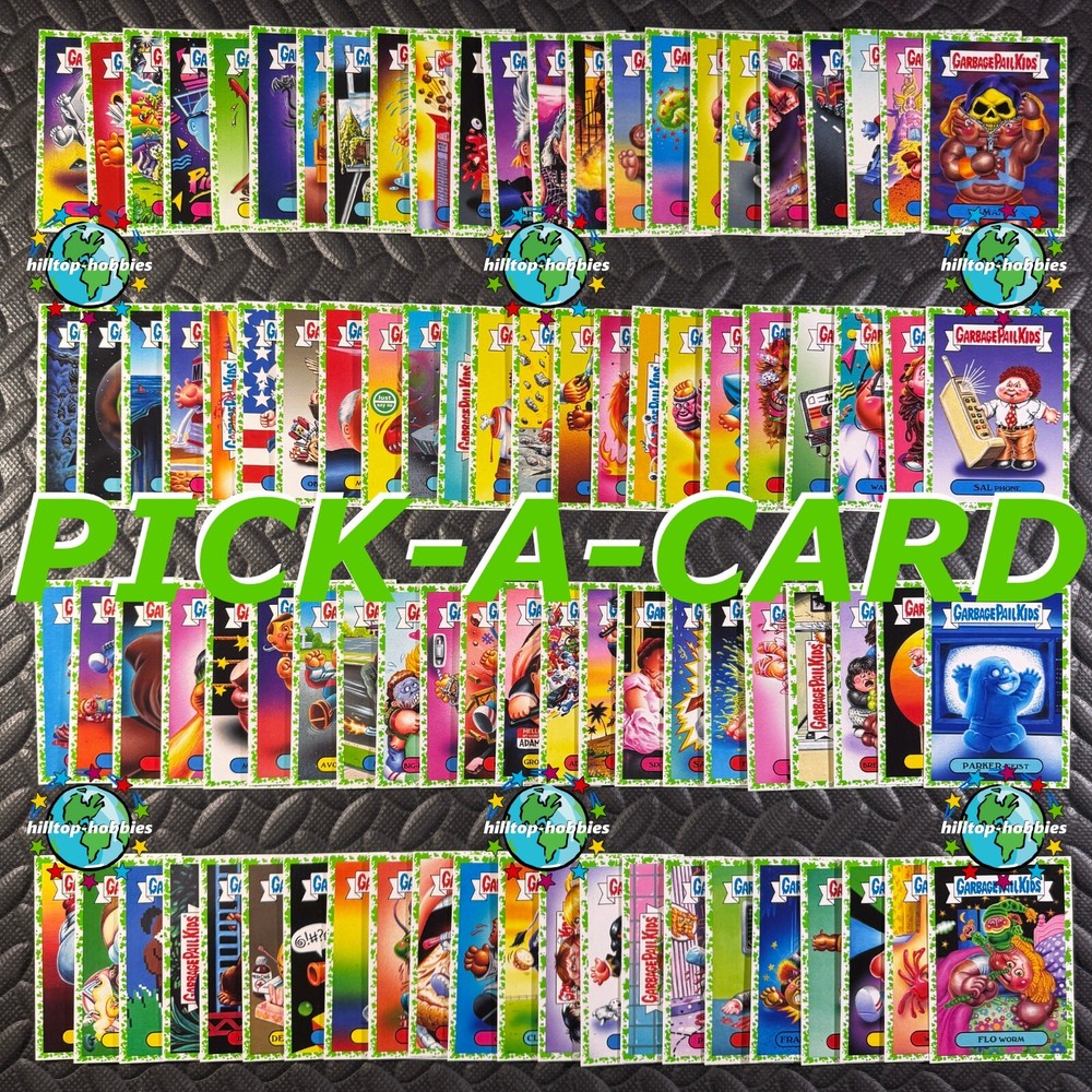 Garbage Pail Kids 2018 We Hate the 80s Green Border Parallel Pick-a-Card