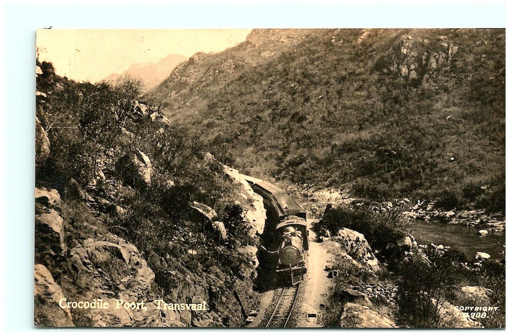 Crocodile Poort Transvaal South Africa Vintage Real Photo Postcard S02-1728