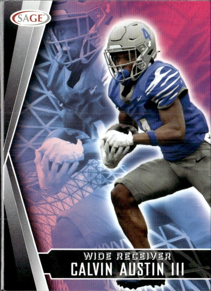 2022 Panini SAGE Calvin Austin III Memphis Tigers #179 Rookie Card