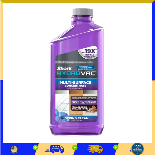 Shark HydroVac 33oz Multi-Surface Cleaner with Odor Neutralizer, WDCM30