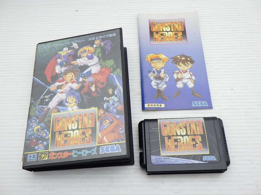 Gunstar Heroes Mega Drive JP GAME. 9000025374217