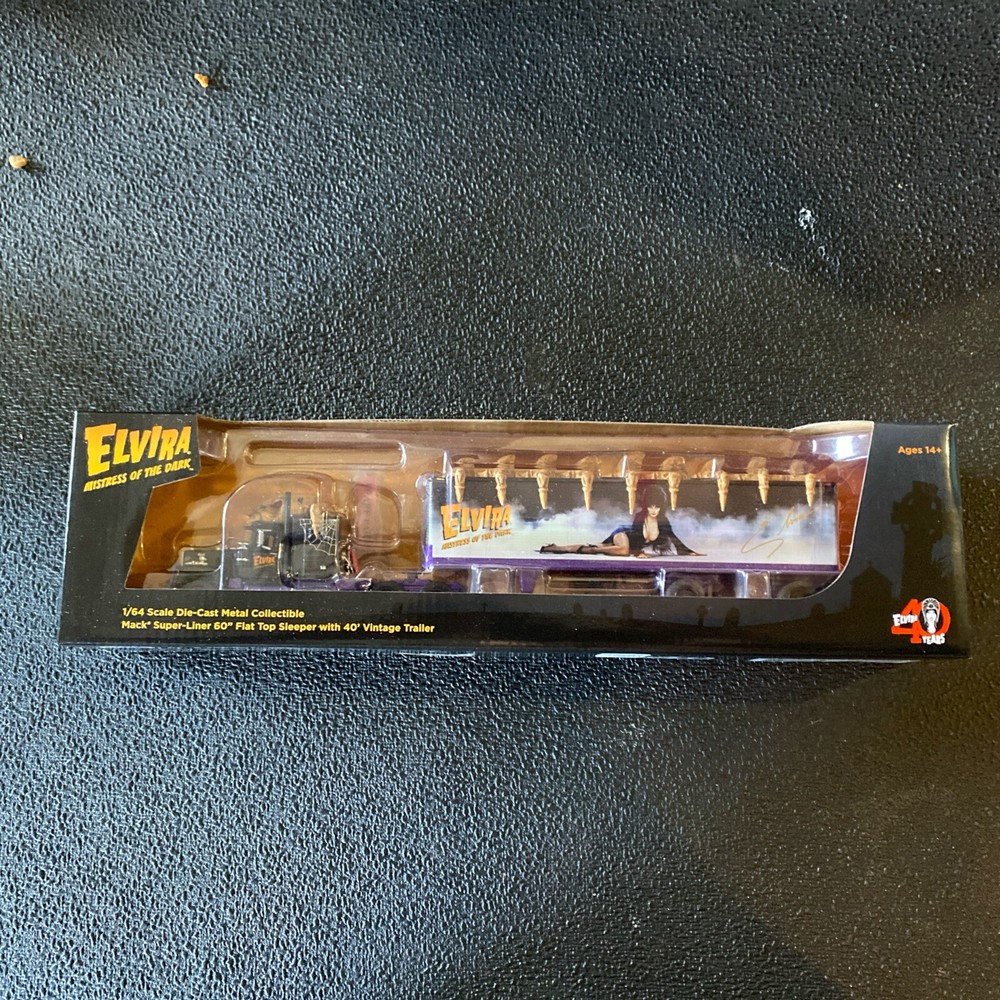 DCP by First Gear 69-0880 Elvira Mistress of the Dark Mack Super Liner