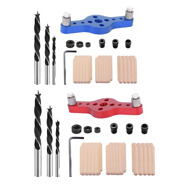 Vertical Hole Drilling Dowel Jig Centering Line Scriber Drill Guide