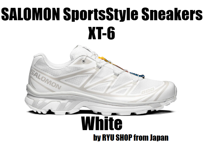 SALOMON SportsStyle Sneakers XT-6 L41252900 White / White / Lunar Rock