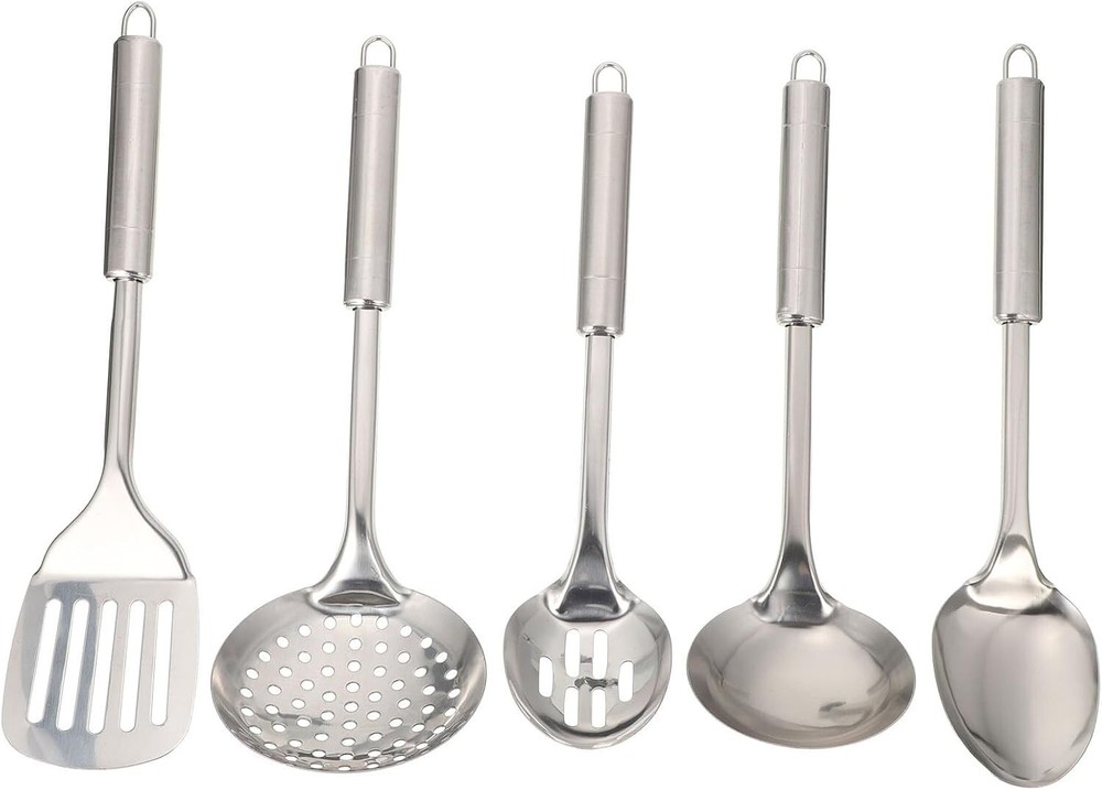 Kitchen Utensil Set - Spatula, Ladle, Whisk, Tongs & More - Nonstick & Safe