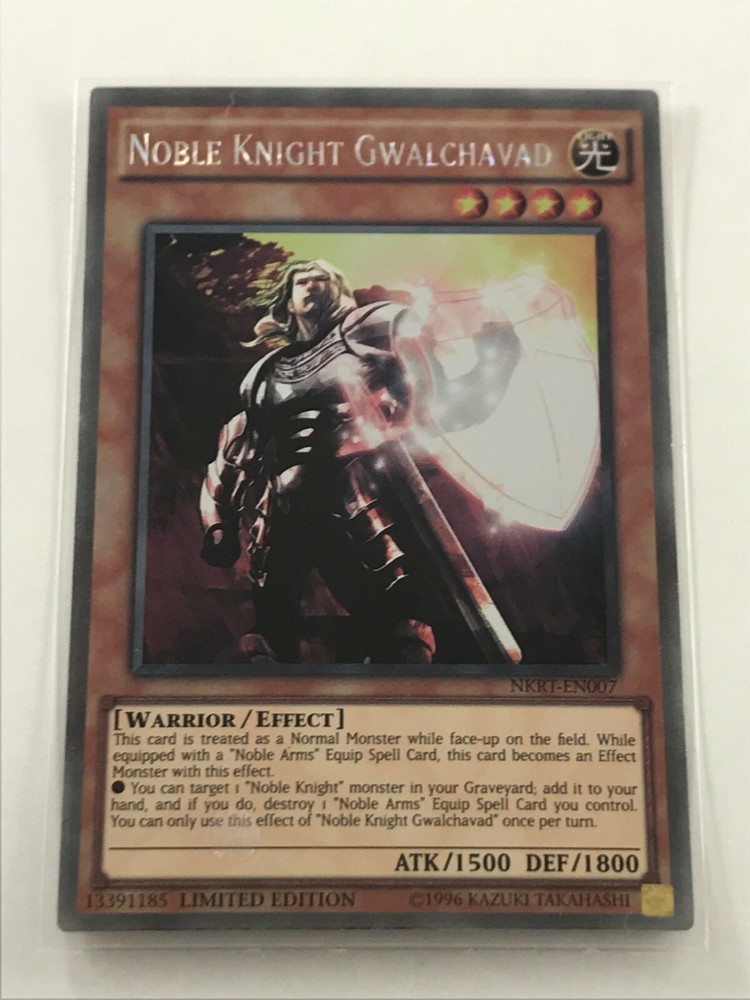 Yu-Gi-Oh JCC Noble Knight Gwalchavad NKRT-EN007 New Card