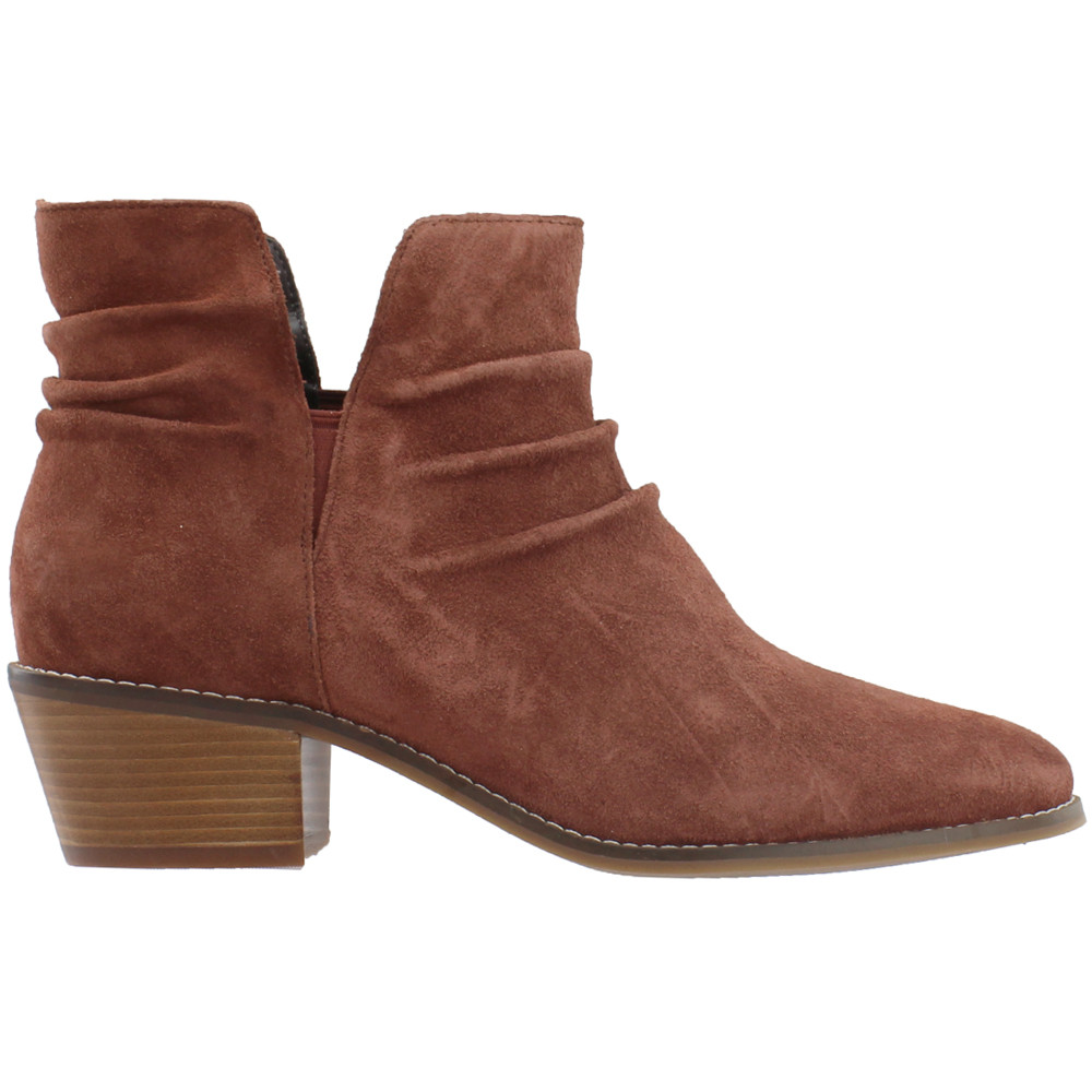 Cole Haan Alayna Slouch Cowboy Booties Womens Red Casual Boots W13896