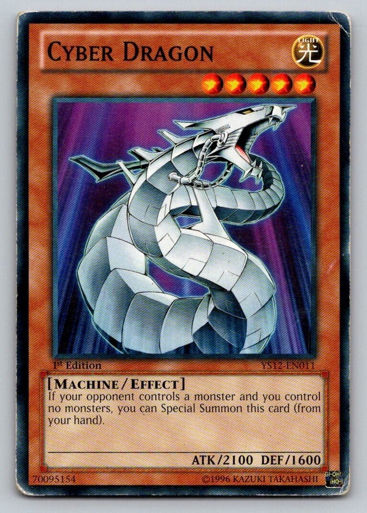 Cyber Dragon YS12-EN011 1st Edition Rare Yu-Gi-Oh Card-image