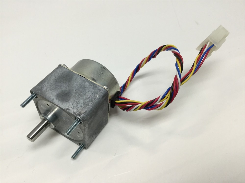 Kyoei Tsushin PK 43 E Stepping Motor 6VDC, 4-Phase, 15deg/step, 100:1 Gear Head