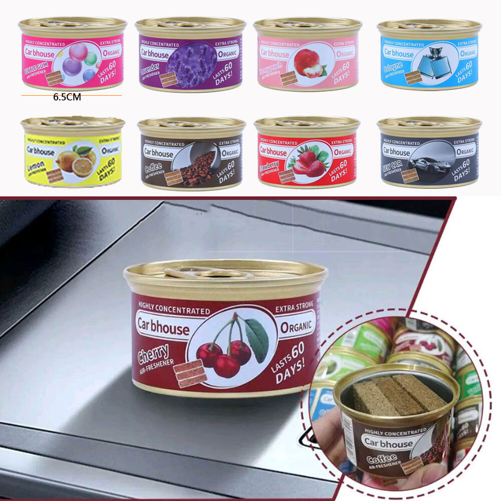 Car Air Freshener Wood Block Can Aromatherapy Long-lasting New Car Deodorization