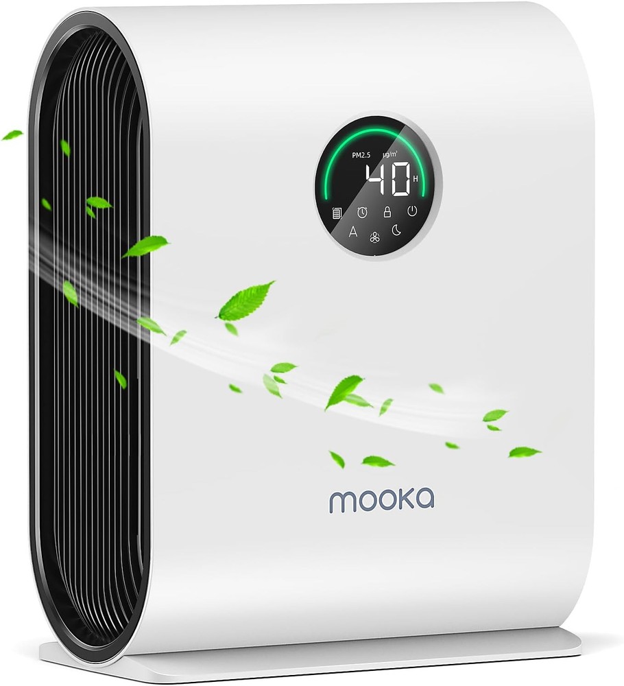 Air Purifiers for Home Large Room Up to 2500 ft² with PM 2.5 Pure White