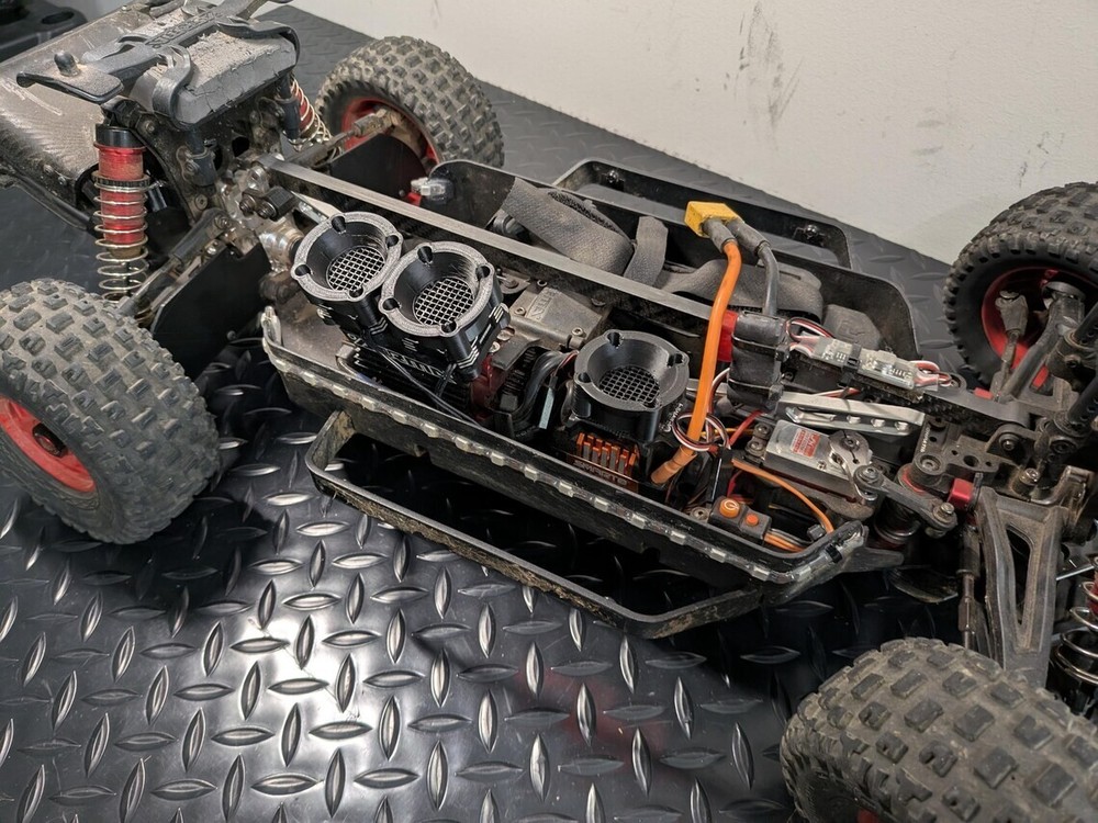 Arrma Custom 35mm Turbo Fan Mount - All 6s Spektrum Systems