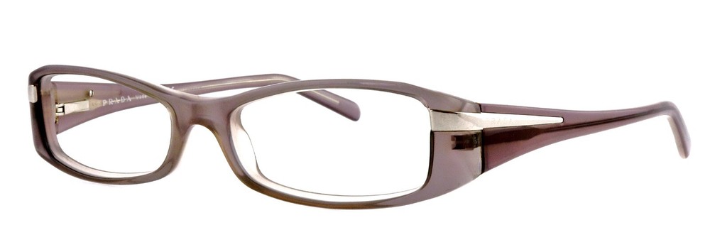 PRADA VPR14H 7BV-1O1 51mm Lavender Gray Eyeglasses Frames Only Italy