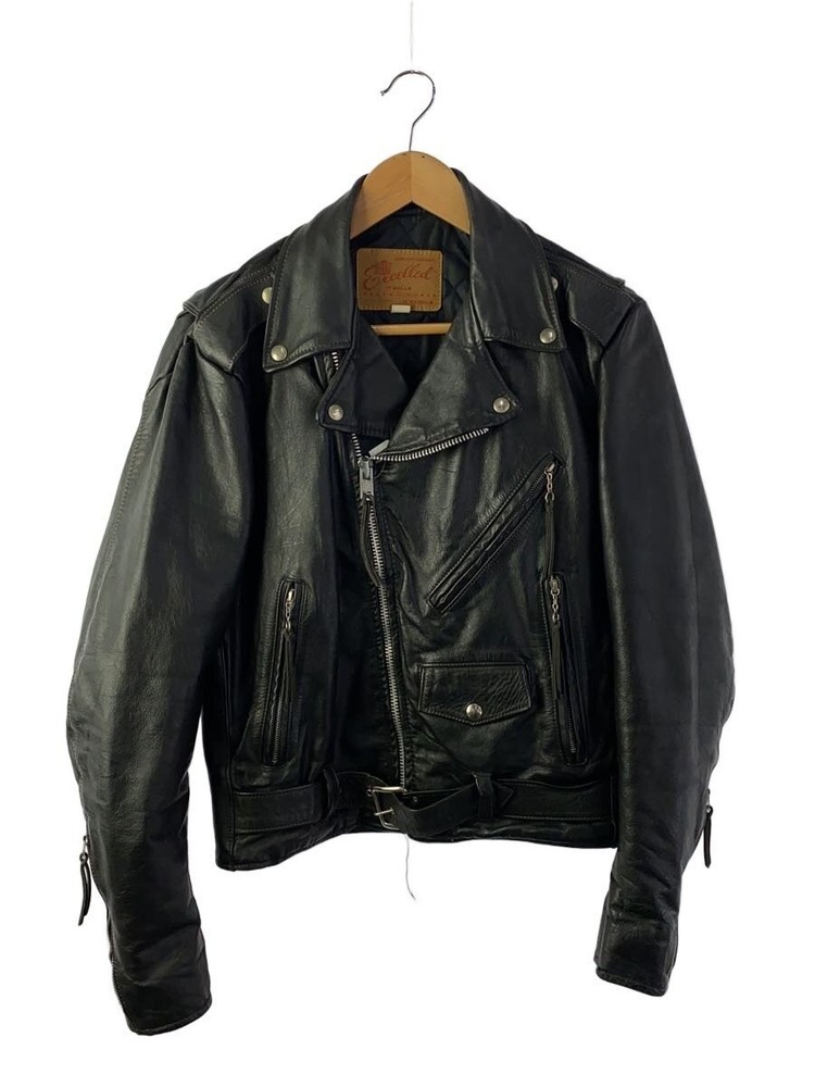 Excelled Double Riders Jacket/36/Leather/Blk 2256
