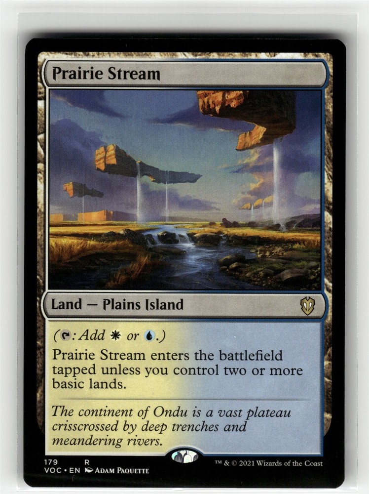 Prairie Stream Crimson Vow Commander #179 NM+ MTG Card VOC
